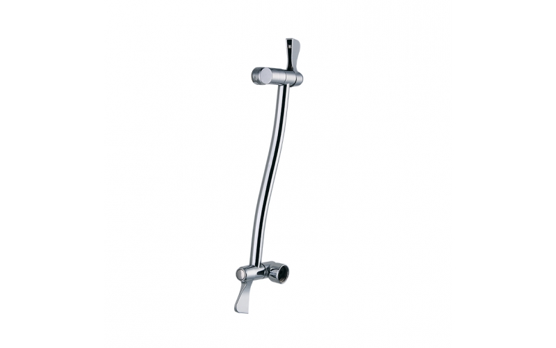 Adjustable Hi-Rise Chrome Shower Arm ZB1002